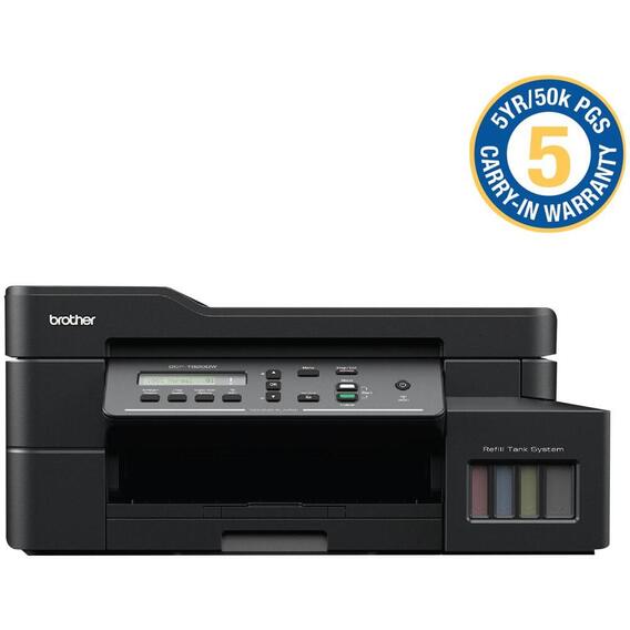 BROTHER INK TANK PRINTER DCP-T820DW printer on a clean background