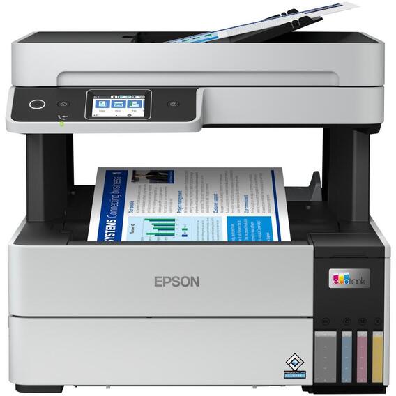 EPSON BUSINESS PRINTER ECOTANK 4IN1 L6490 printer on a clean background