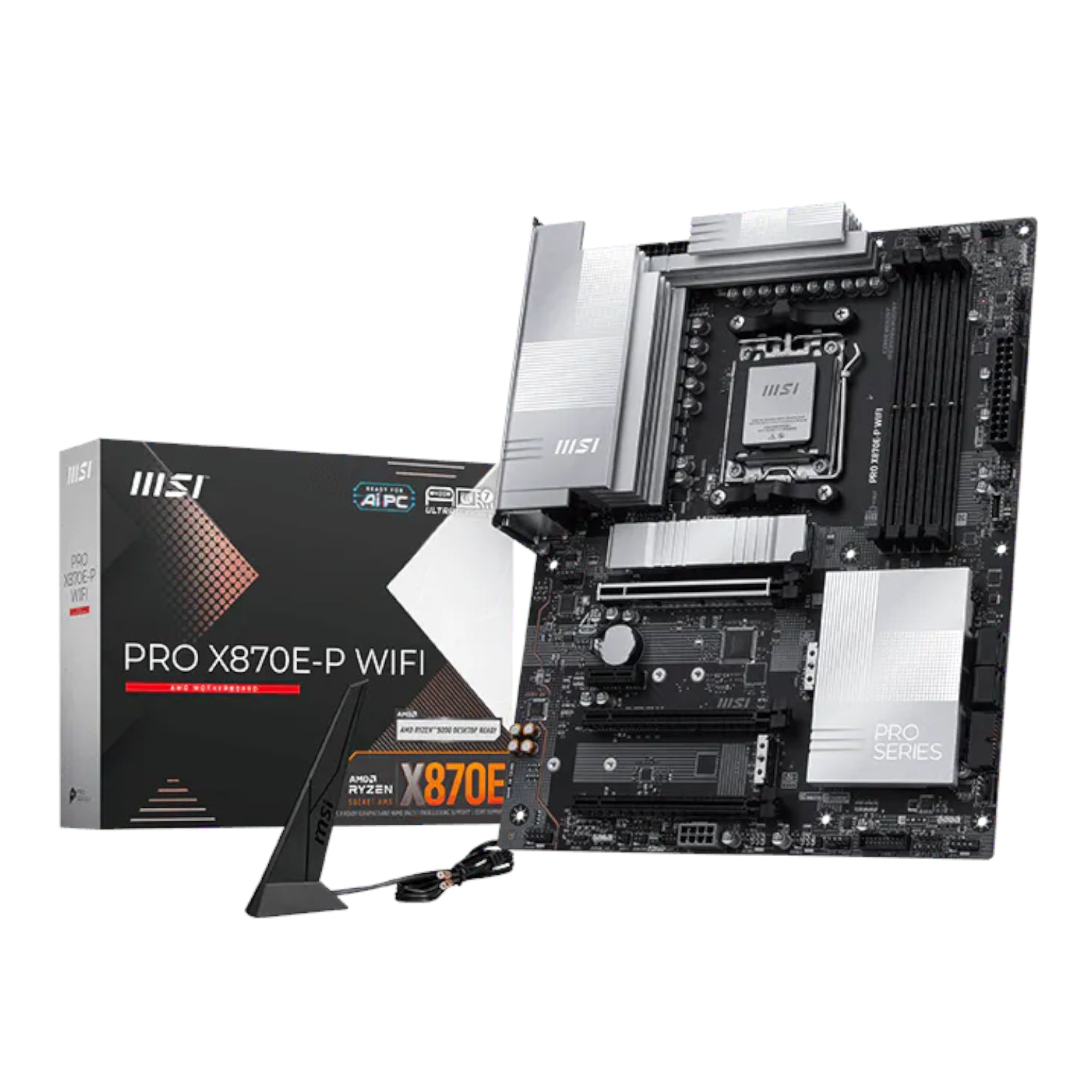 MSI PRO X870E-P WIFI AM5 ATX Motherboard product image