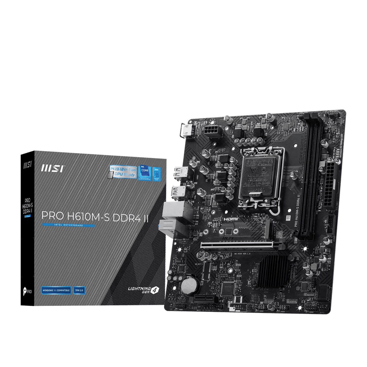 MSI PRO H610M-S DDR4 II LGA1700 M-ATX Motherboard product image
