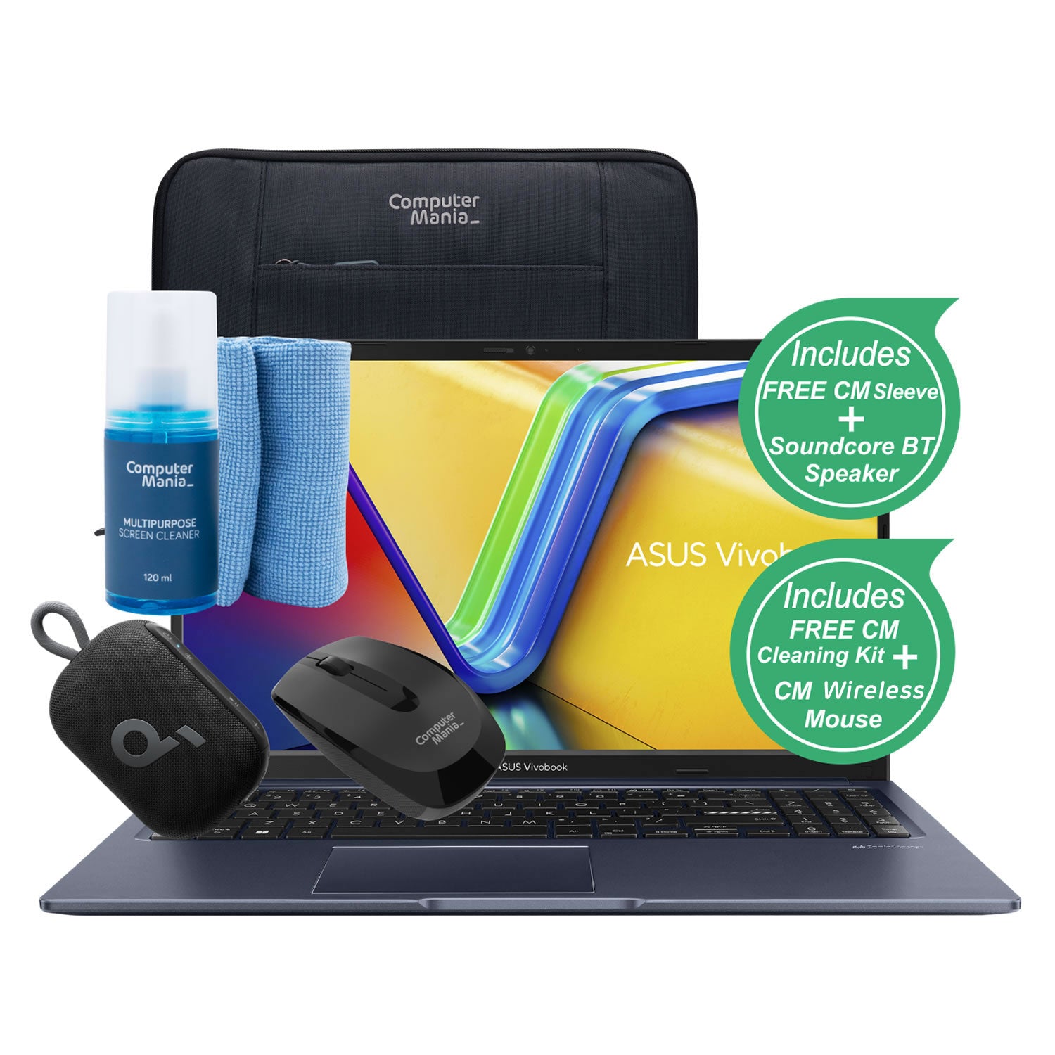 ASUS | Vivobook 15 | 15.6" FHD | Core i3 | 8GB RAM | 512GB SSD - Quiet Blue product image