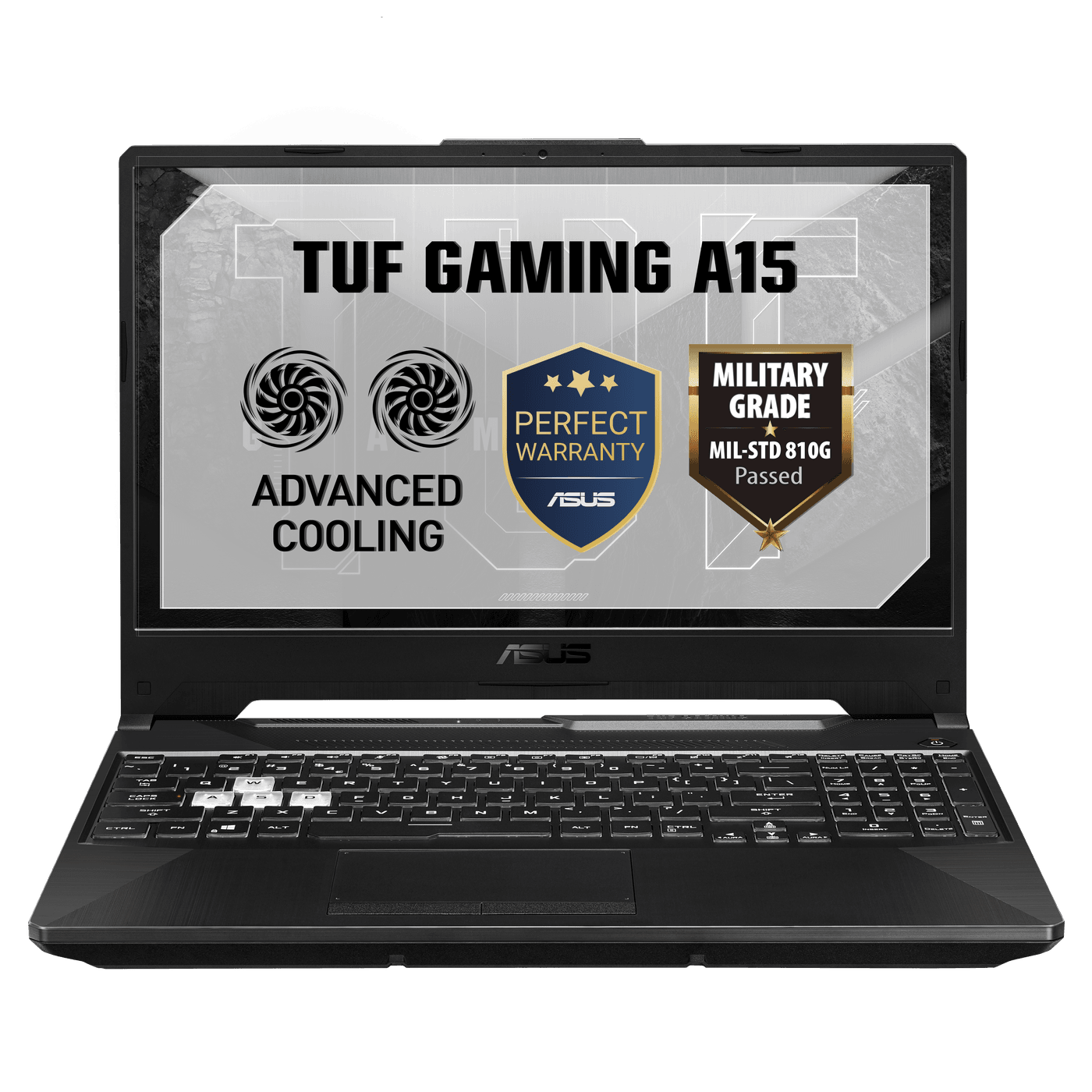 ASUS | TUF Gaming A15 | AMD RYZEN 7 | 15.6" FHD | 8GB RAM | 512GB SSD | RTX 3050 4GB - Graphite Black product image