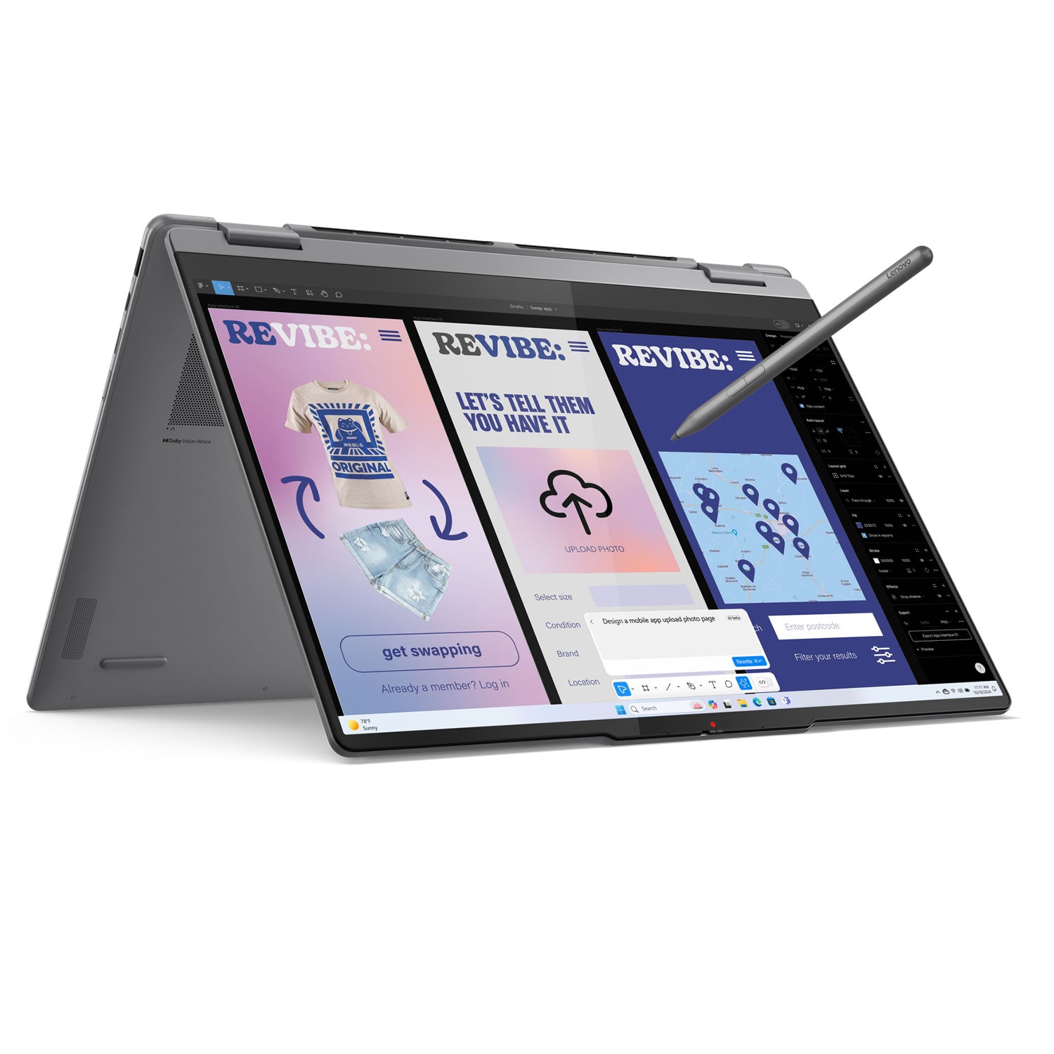 Lenovo | Yoga 7 | 14" WUXGA OLED Touch | Core Ultra 7 | 32GB RAM | 1TB SSD | 2-in-1 - Luna Grey product image