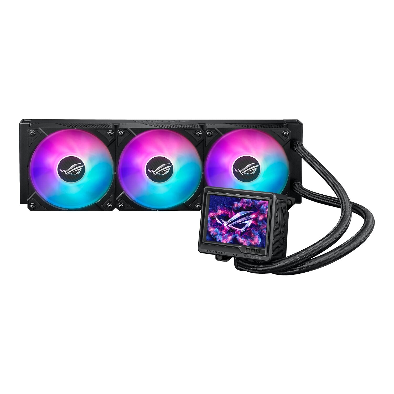 Asus ROG Ryujin III ARGB AIO Liquid Cooler - 3.5" LCD Display product image