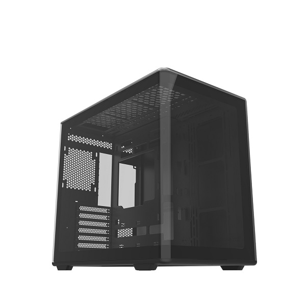 Cooler Master Elite 600 Clean and Functional ATX Mid-Tower Case Featuring Tempered Glass Side Panel, Full-Size 425mm GPU and Dual 360mm Radiator Support – Black Colour product image