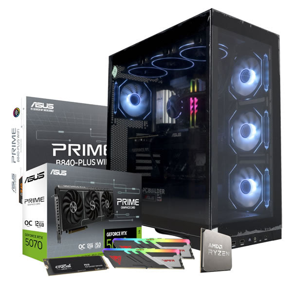 PCBuilder | AMD Ryzen 5 7600 | Maverick | 32GB RAM | 1TB SSD | RTX 5070 12GB | Windows 1 1 Home product image