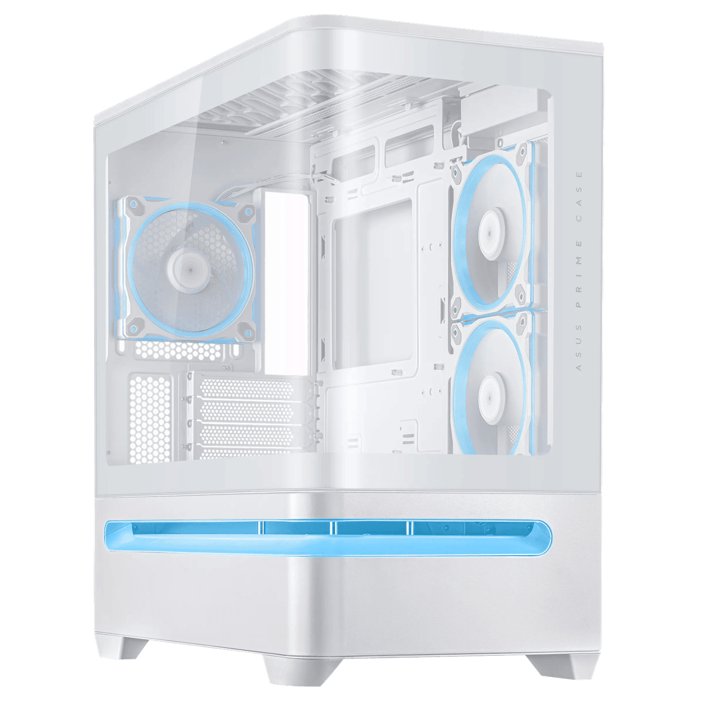 ASUS Prime AP202 ARGB mATX White Chassis product image