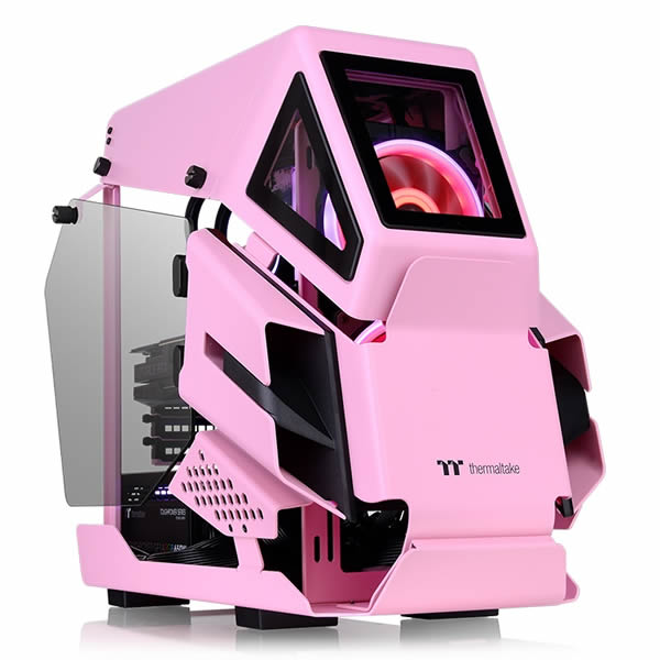 Thermaltake AH T200 Pink Micro Chassis product image