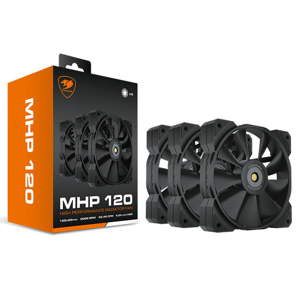 Cougar | Vortex MHP120 | High Performance Radiator Fan - 3 Pack product image