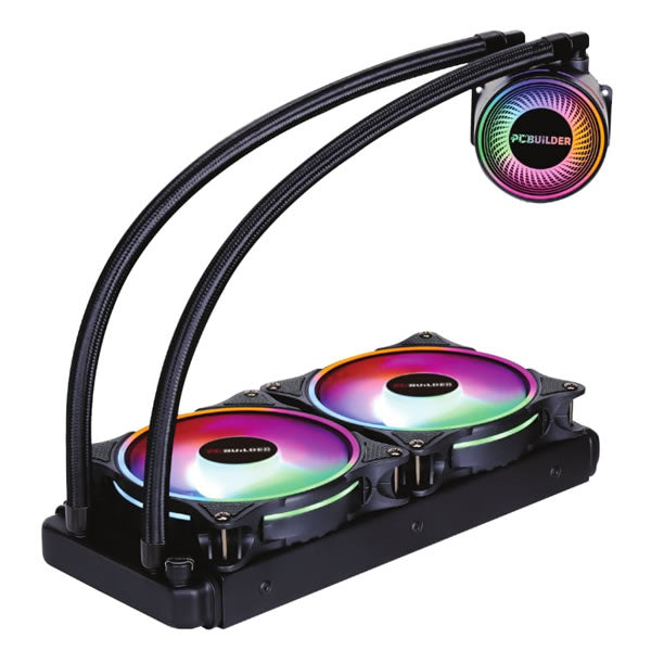 PCBuilder Hydro Chill 240MM AIO Liquid CPU Cooler ARGB product image