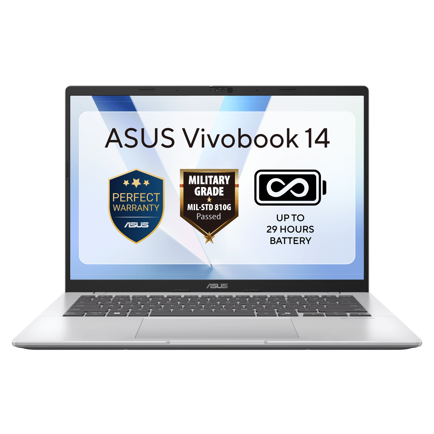 ASUS Vivobook 14 | Snapdragon | 14" WUXGA | 16GB RAM | 512GB SSD - Cool Silver product image