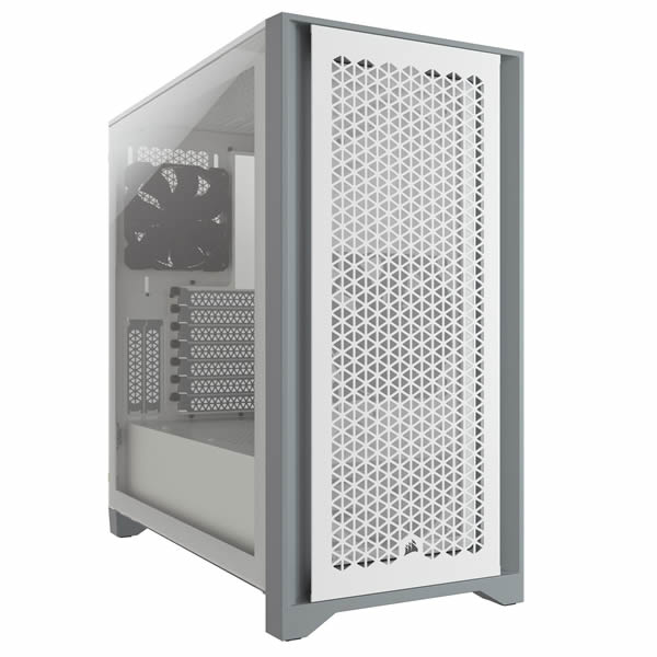 Corsair CC-9011201-WW 4000D Airflow Tempered Glass Mid Tower Gaming Case - White product image