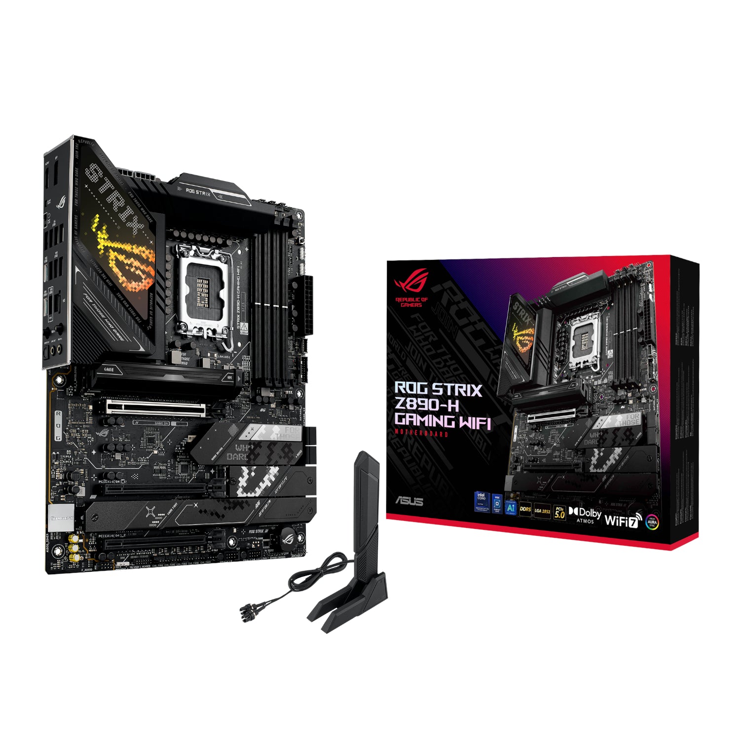 Asus ROG Strix Z890-H GAMING WIFI Intel LGA1851 ATX Motherboard product image