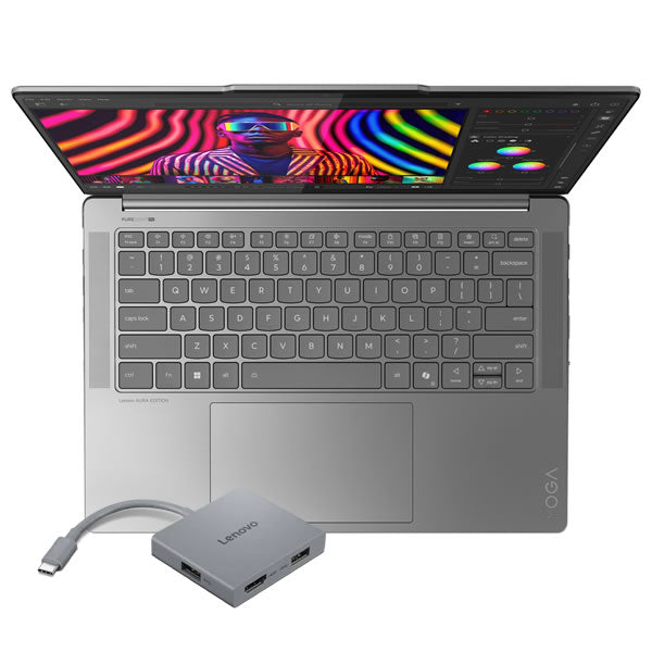 Lenovo | Yoga Pro 7 | 14.5" 3K OLED Touch | Core Ultra7 AI | 32GB LDDR5 | 1TB SSD - Luna Grey product image