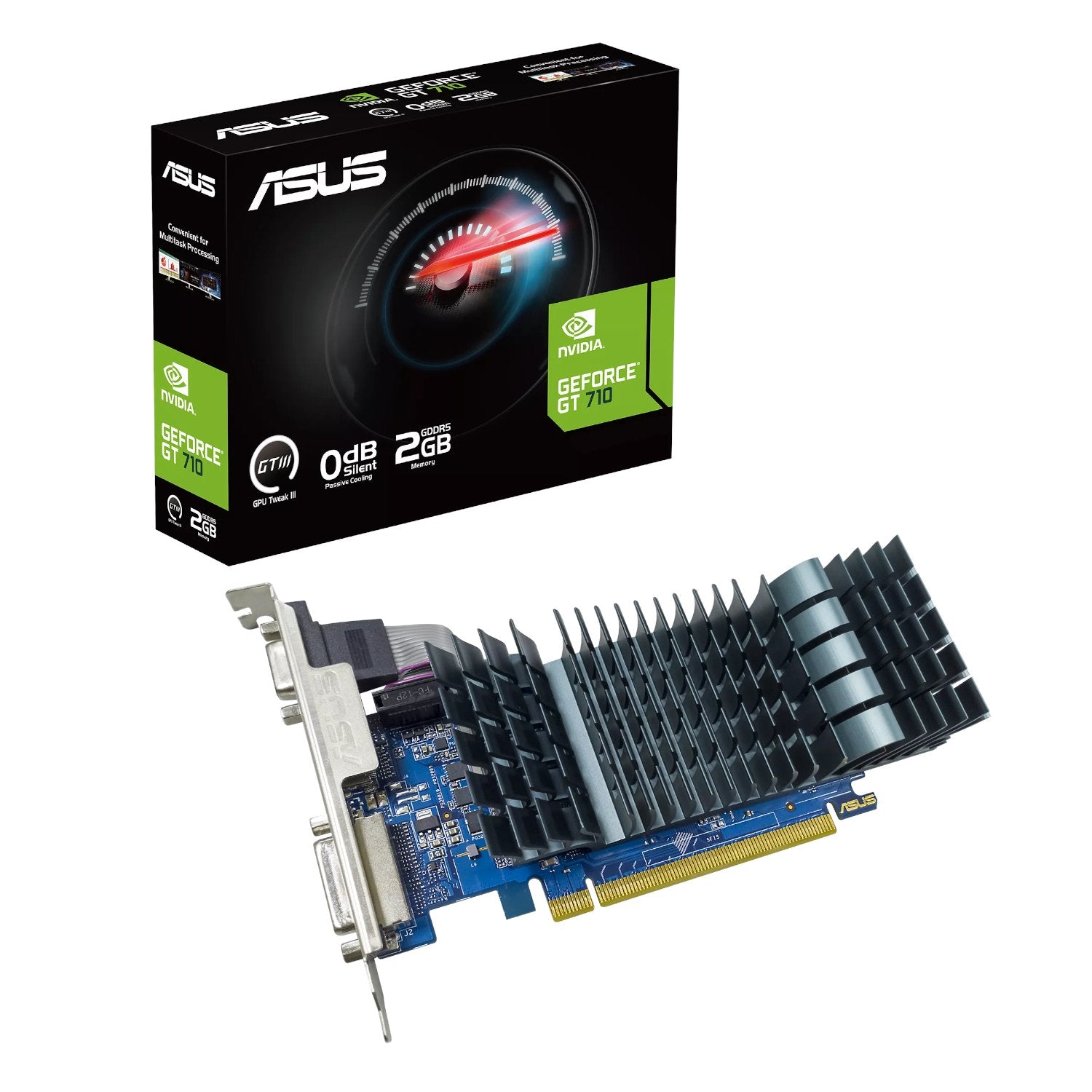 Asus GeForce GT 710 2GB GDDR5 EVO Graphics Card product image