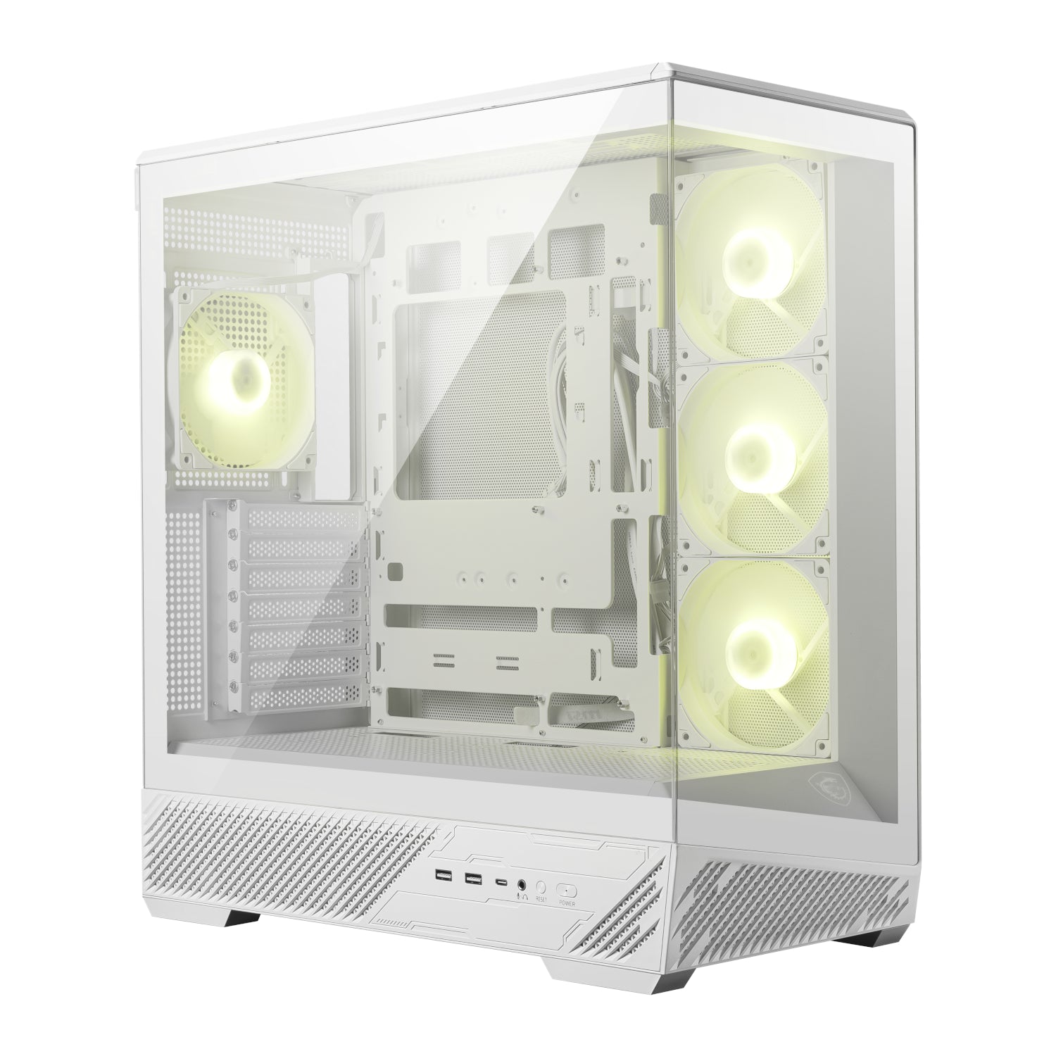 MSI MAG PANO 130R PZ ATX Gaming Chassis - White product image