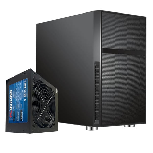 PCBuilder Black Box Micro-ATX Chassis + 300W PSU product image
