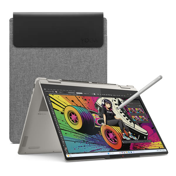 Lenovo | Yoga 7 | 14" 2.8K WQXGA+ OLED | AMD Ryzen™ AI 7 350 | 32GB LDDR5 | 1TB SSD | Touch 2-in-1 - Seashell product image