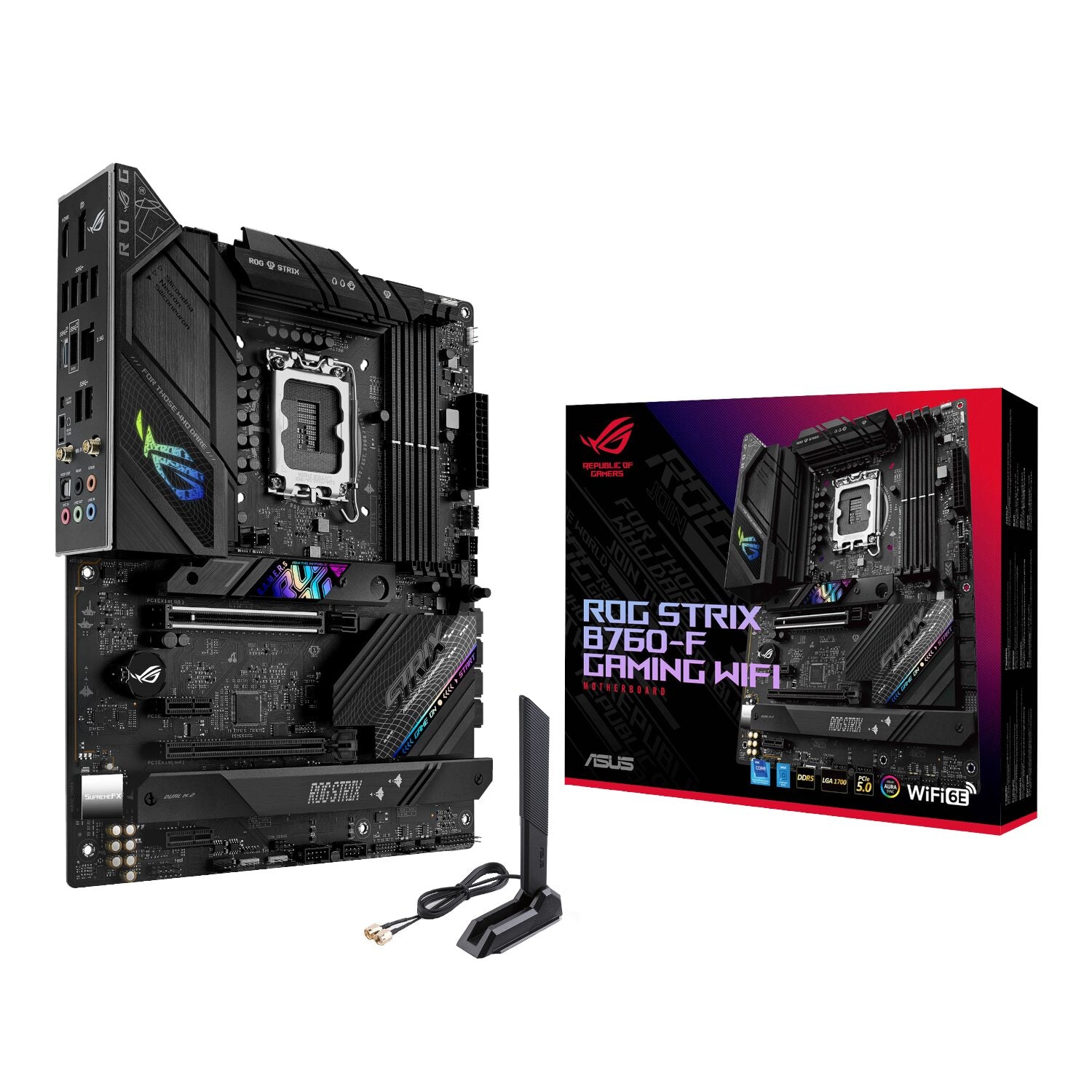 Asus ROG Strix B760-F Gaming WiFi Motherboard - Intel LGA1700 product image