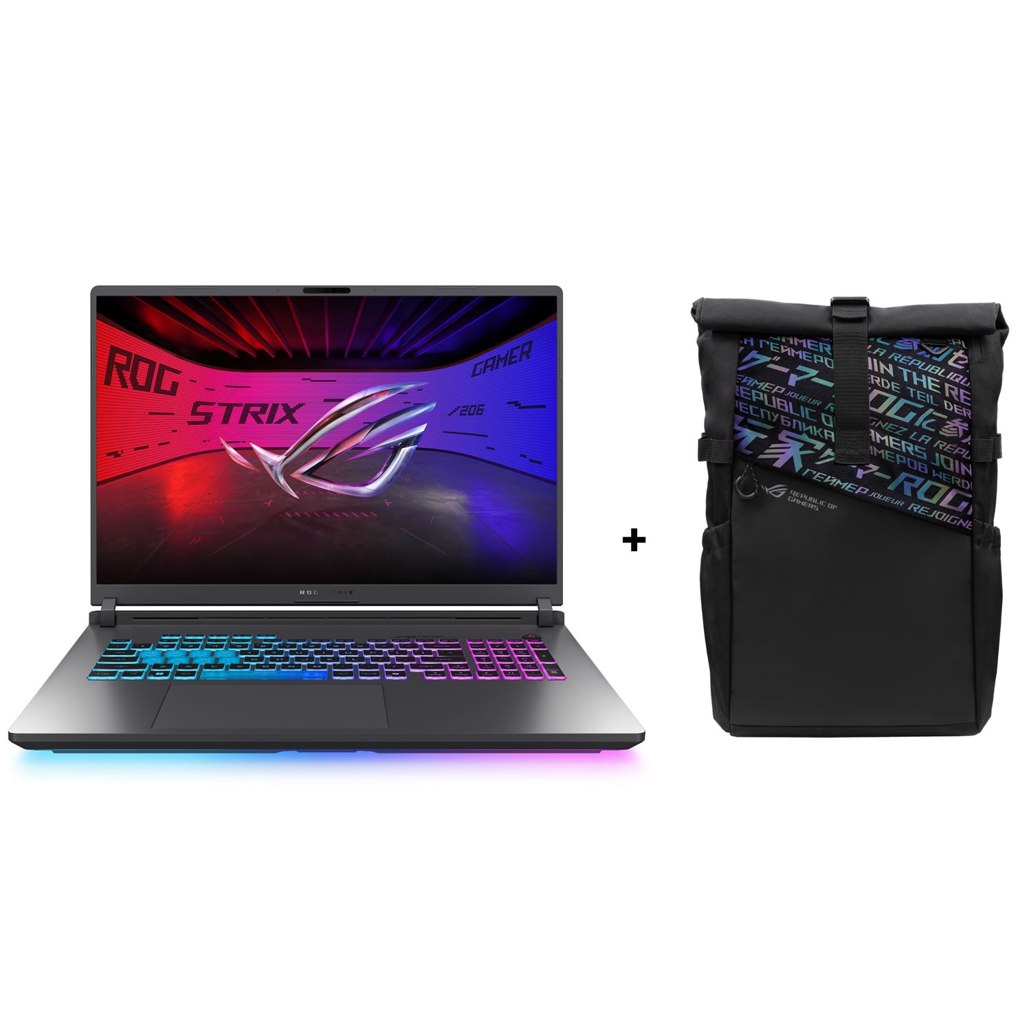 ASUS | ROG Strix G18 | Intel Ultra 9 | 18" WQXGA | 16GB RAM | 1TB SSD | RTX 5070Ti 12GB - Eclipse Gray product image