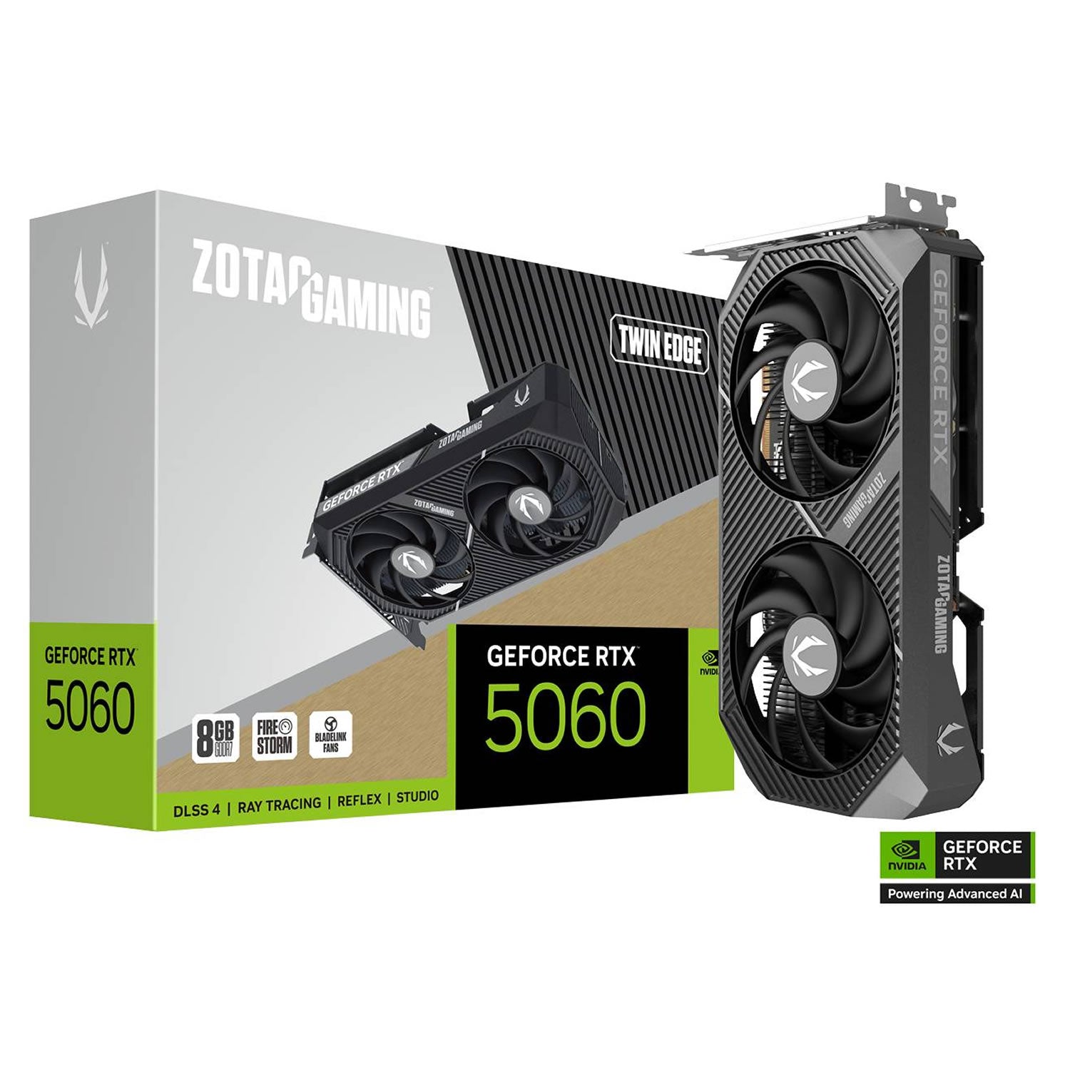 ZOTAC GAMING GEFORCE RTX 5060 TWIN EDGE 8GB GDDR7 Graphics Card product image