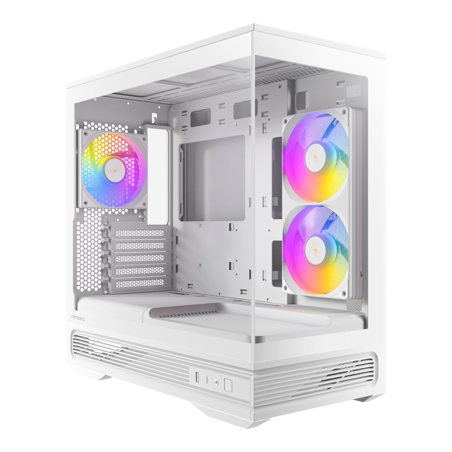 Antec C2M ARGB Compact Micro-ATX Gaming Chassis - White product image