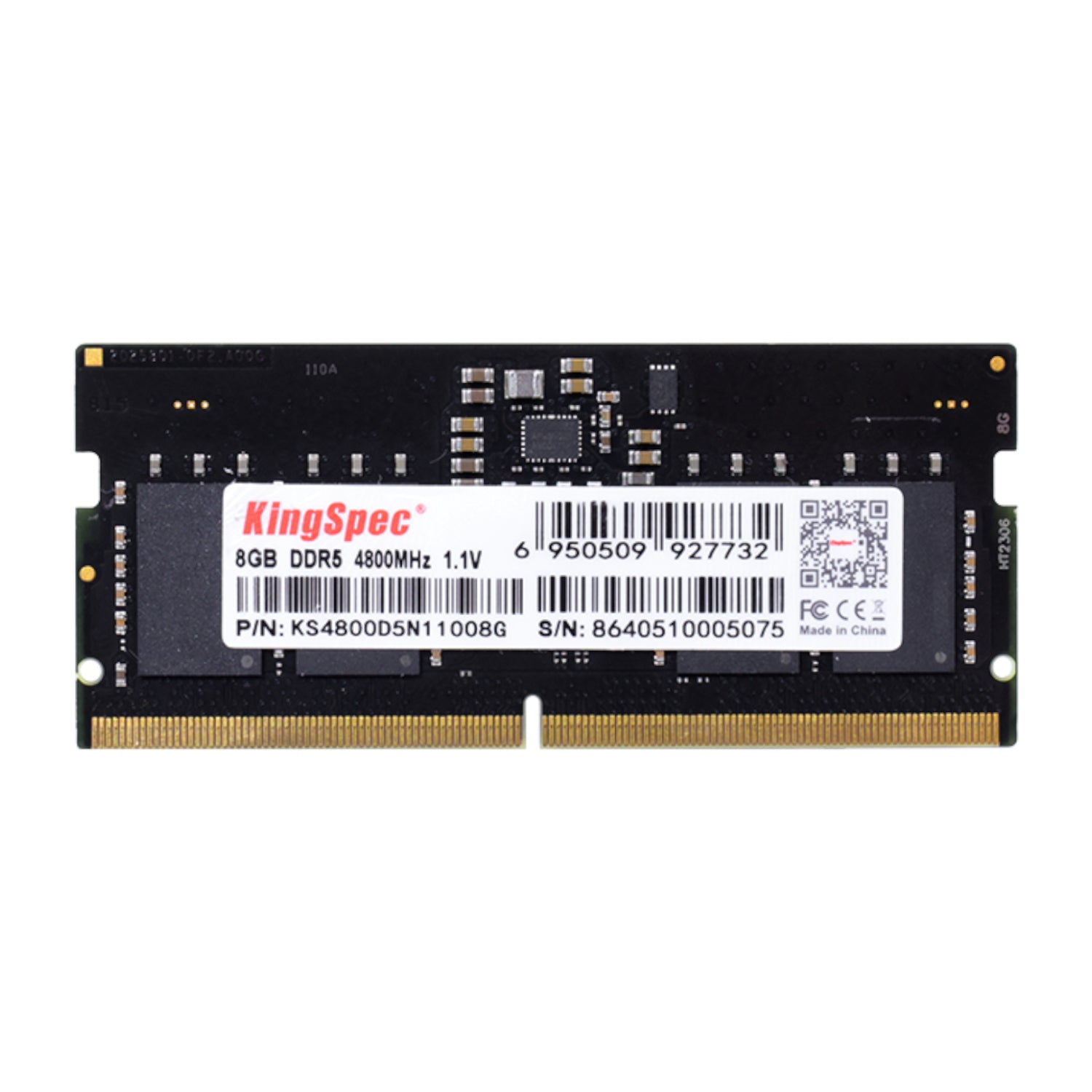 Kingspec 8GB 4800MHz DDR5 SODIMM Notebook Memory product image