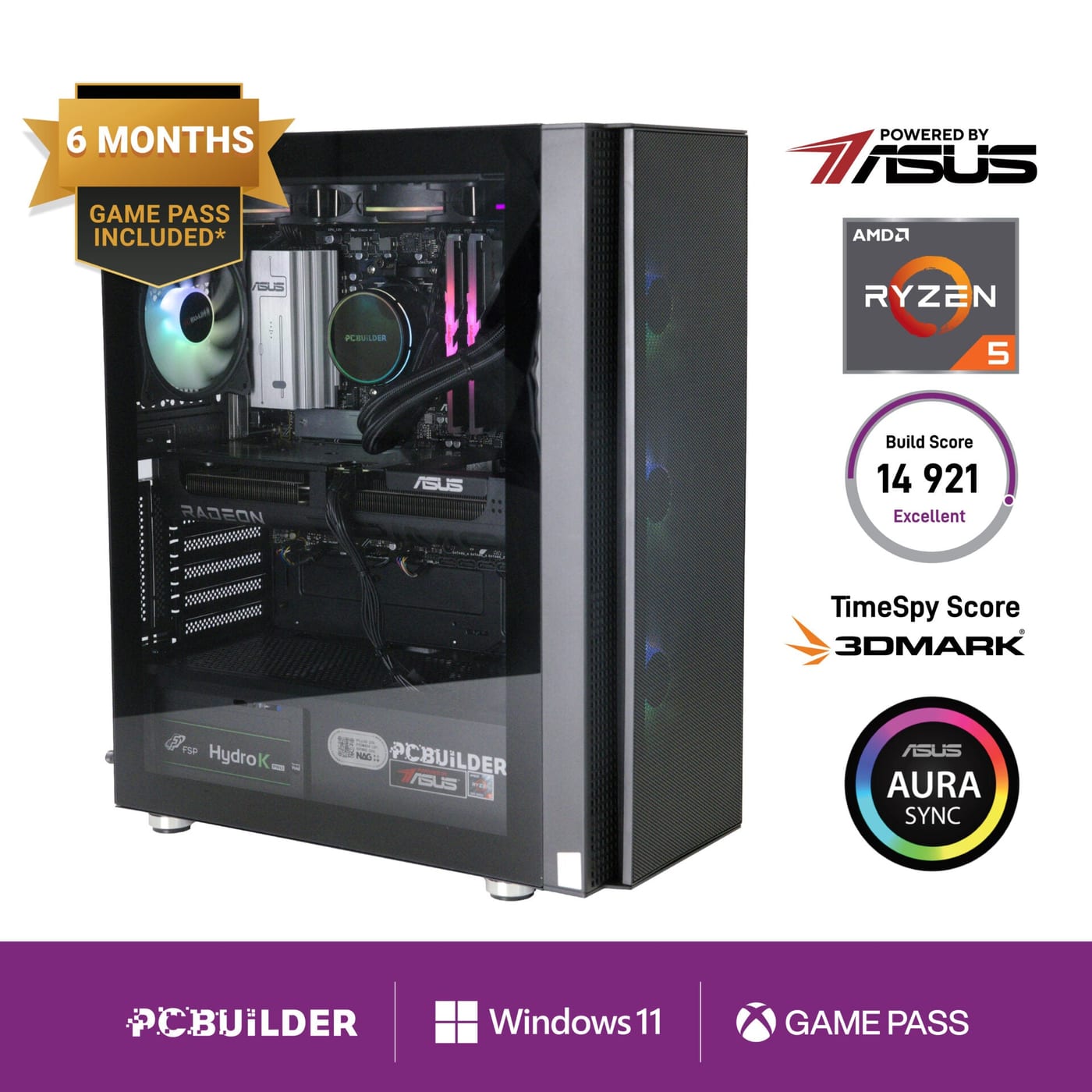 PCBuilder Ryzen 5 7600 SEEKER Windows 11 Gaming PC product image