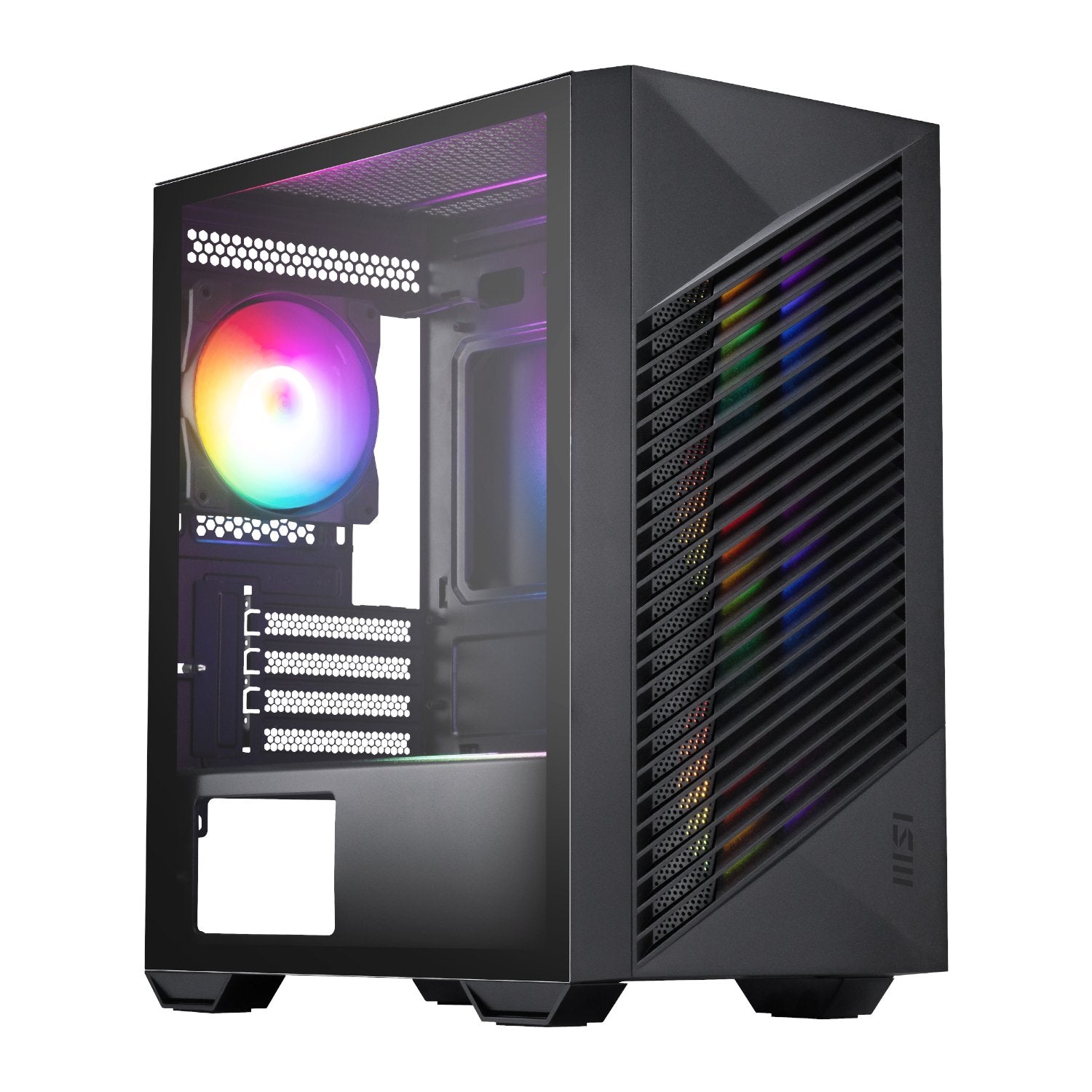 MSI PRO FORGE M050A Micro-ATX Gaming Chassis - Black product image