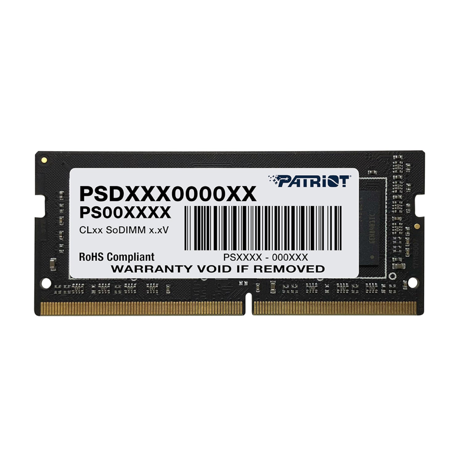 Patriot Signature Line 16GB 3200MHz DDR4 Single Rank SODIMM Notebook Memory product image