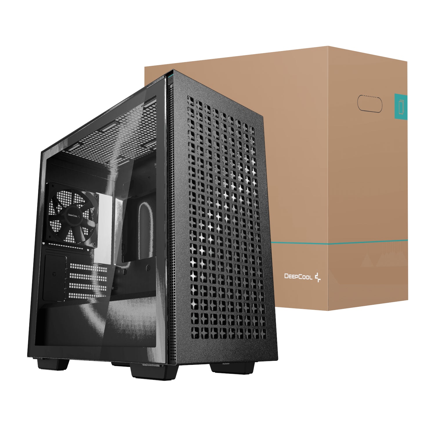 DeepCool CH370 Micro-ATX Gaming Chassis - Black product image