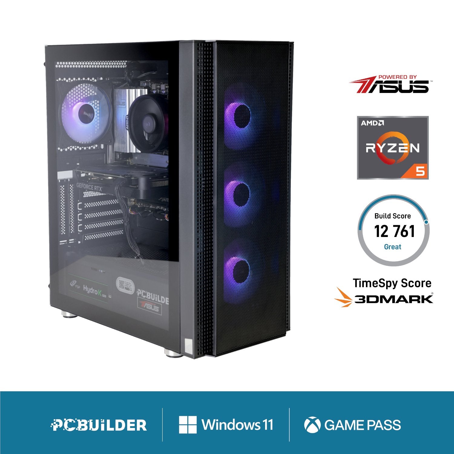 PCBuilder Ryzen 5 8400F OBLIVION Windows 11 Gaming PC product image