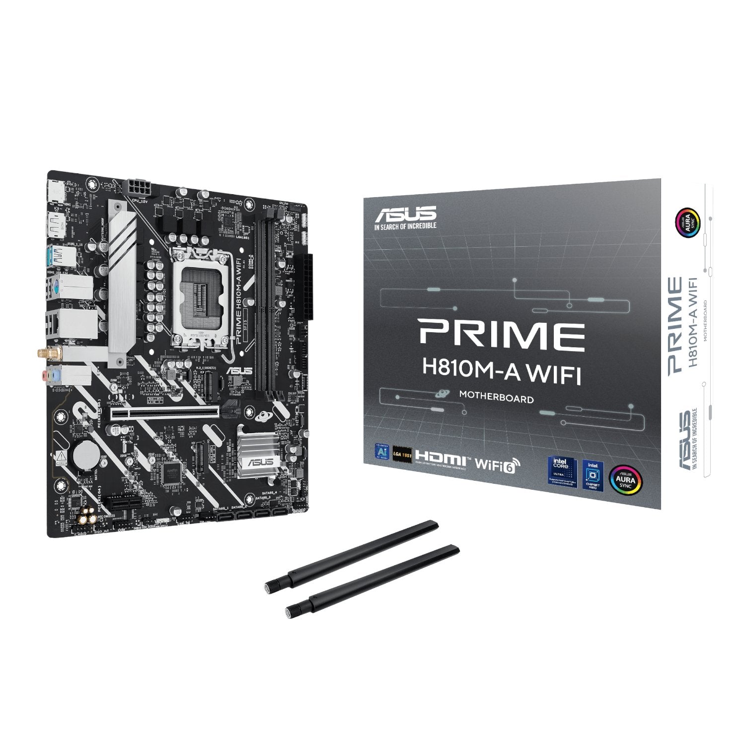 Asus PRIME H810M-A WIFI LGA1851 Micro ATX Motherboard product image