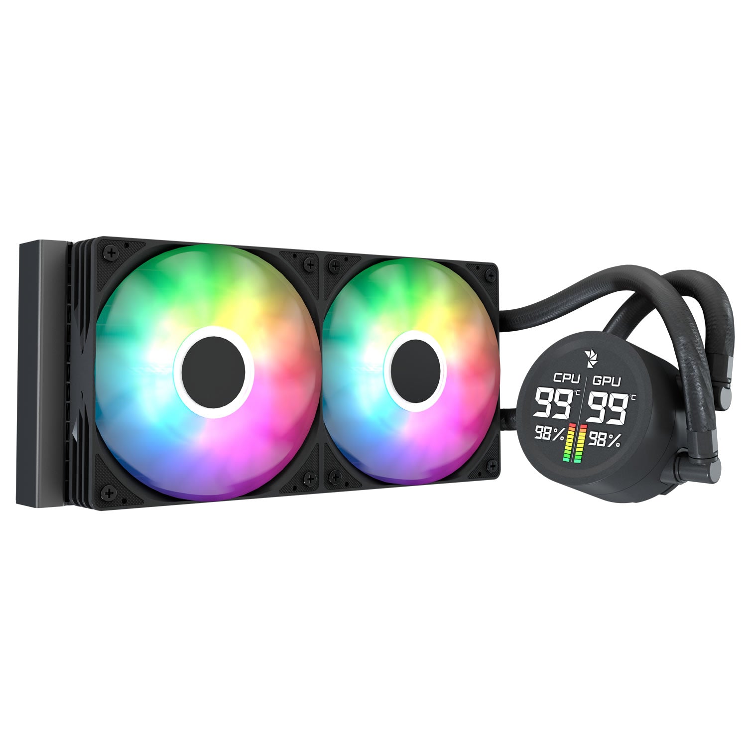 AeroCool Abyss 240mm L Digital Liquid Cooler - Black product image
