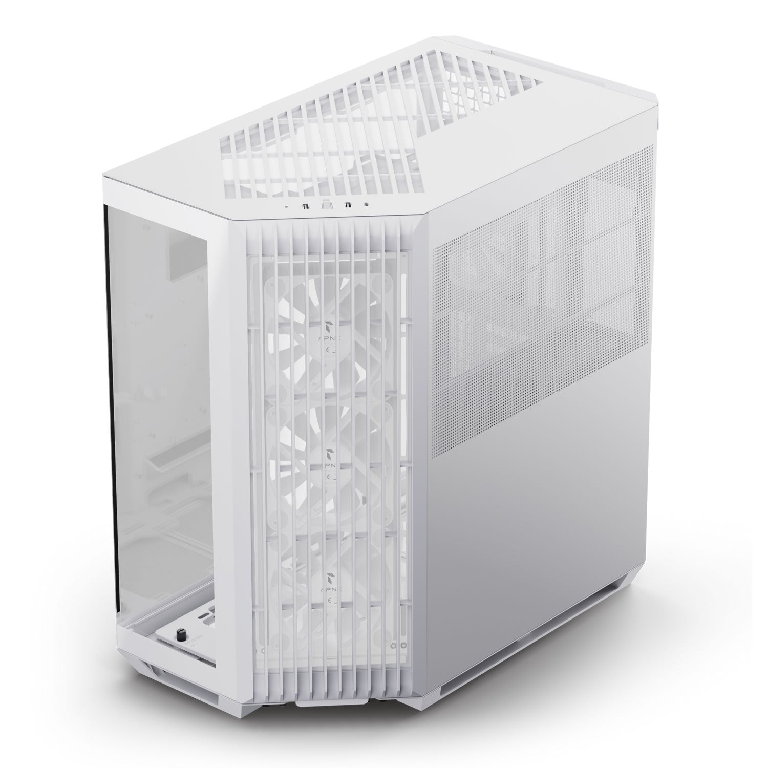Aerocool V1 Mid-Tower Case with Tempered Glass Side Panel - White product image