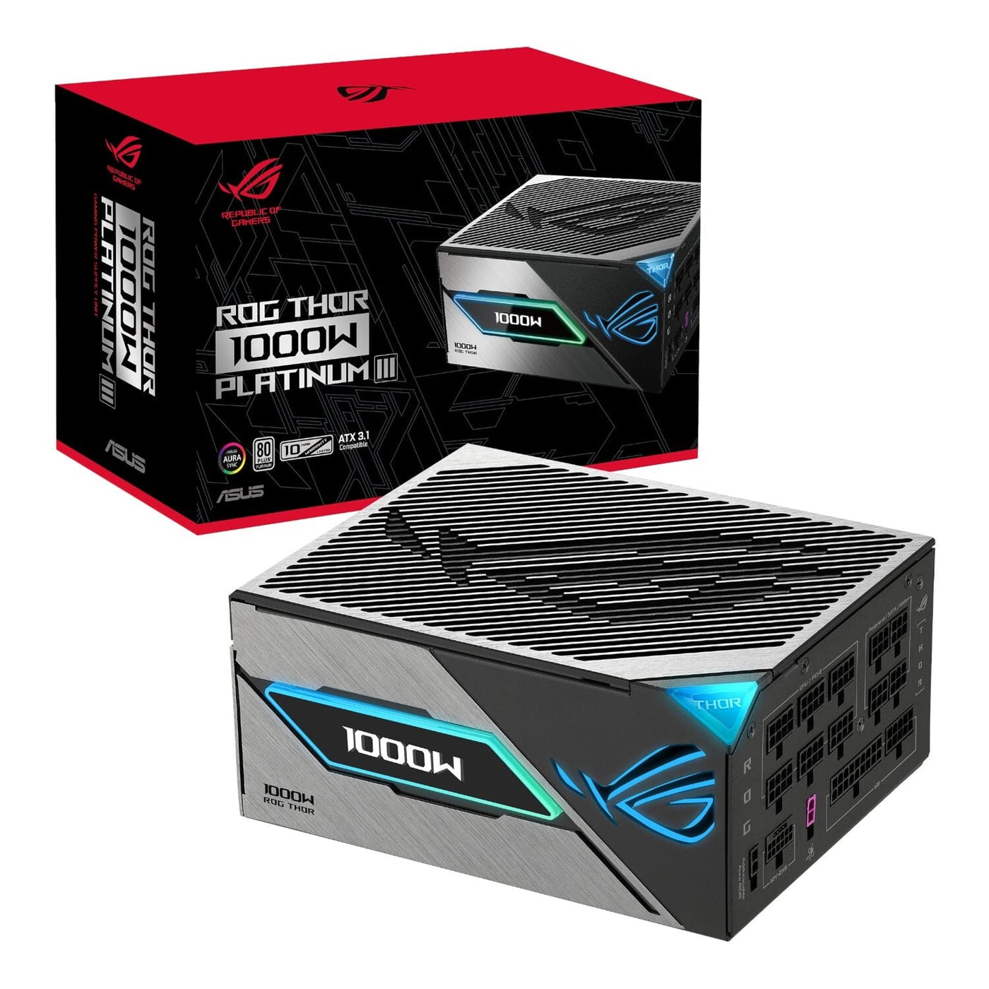 ASUS ROG Thor 1000W Platinum III Modular Power Supply product image