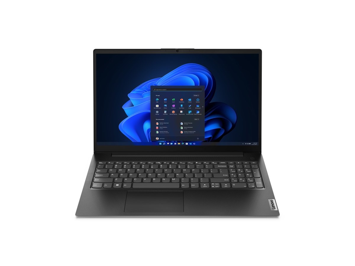 Lenovo V15 G4 AMD Ryzen 5 16GB RAM 256GB SSD 15.6 inch Windows 11 Pro Laptop on a white background